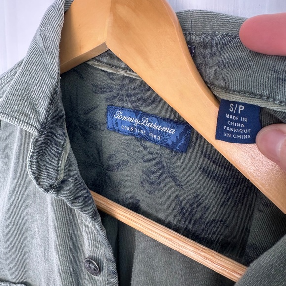 Tommy Bahama Men's Coastline Cord Stretch Sun Fade Double-Pocket Shirt EUC - Picture 6 of 7